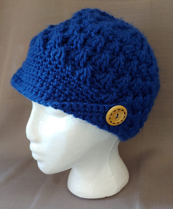 Crochet Cap, Blue