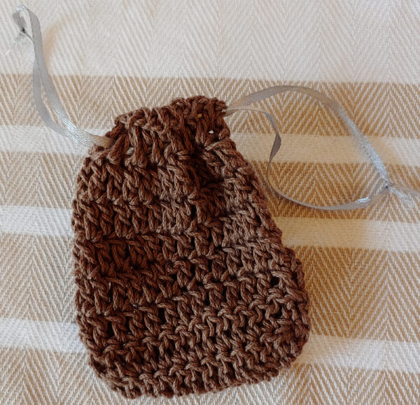 Drawstring Bag: Brown