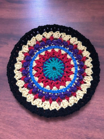 Mandala Crochet Hot Pad