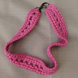 Crochet Cotton Simple Squares Headband