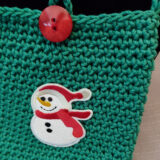 Crochet Green Holiday Handbag - Image 2