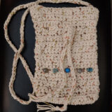 Natural Cotton Drawstring Purse - Image 3