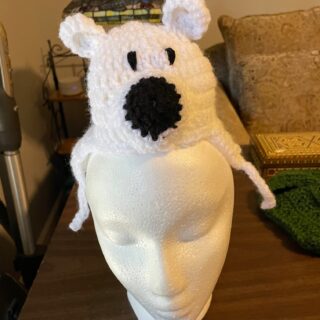 Crochet Hat for Child - Polar Bear