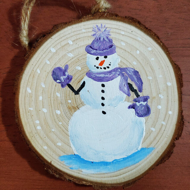 Christmas Snowman Ornament