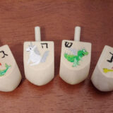 Handpainted Wooden Dreidel, Fantasy - Image 2