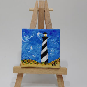 Cape Hatteras Lighthouse miniature painting