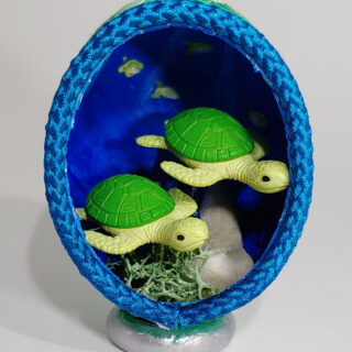 Sea Turtle Eggshell Diorama #12