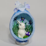 Bunny Rabbit Eggshell Diorama #23 - Image 2