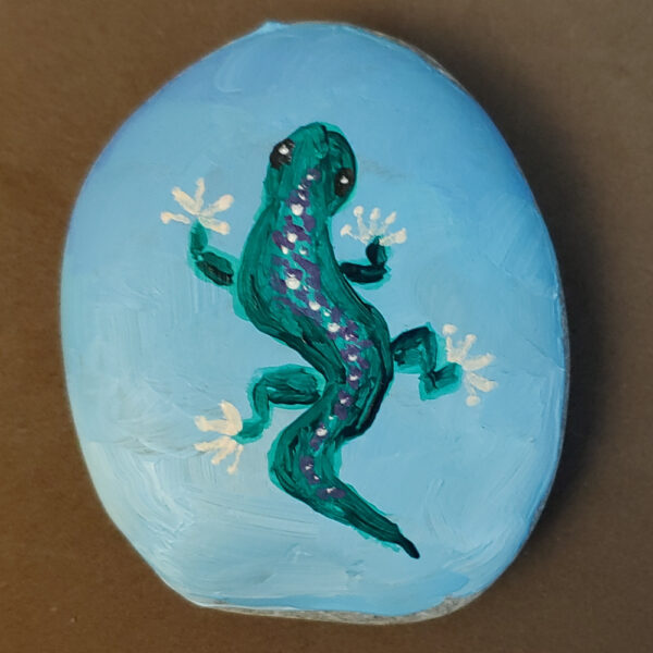 Gecko Meditation Rock