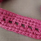 Crochet Cotton Simple Squares Headband - Image 2