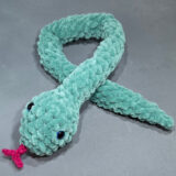 Soft Snake Fluffy Crochet Toy - Image 2