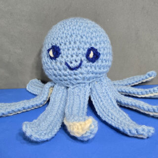 Mother Octopus Crochet Toy