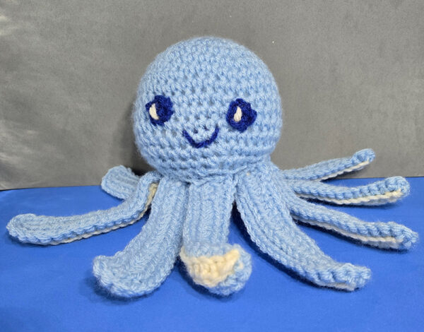 Mother Octopus Crochet Toy