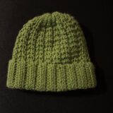 Spring green crochet hat - Image 2