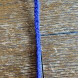 Crochet Heart Bookmark - Purple - Image 4