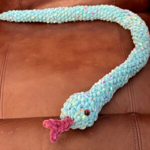 Crochet Speckled Snake