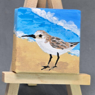 Sandpiper 2x2 Miniature w/Easel